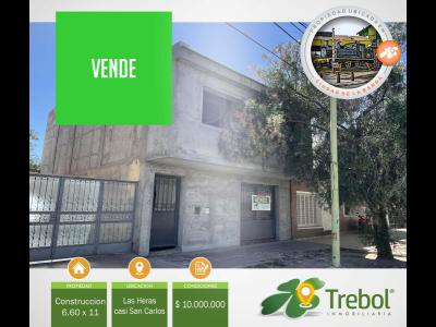 Casas Venta Santiago Del Estero Inmueble con construcción Las Heras casi San Carlos LB